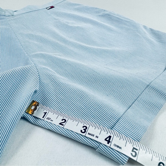 Vintage Tommy Hilfiger Sailor Striped Tailored High Waisted Shorts - Picture 6 of 10